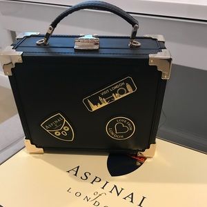 Aspinal of London trunk clutch bag